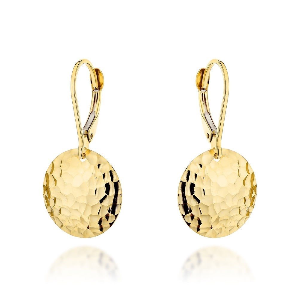 Cercei Aur 14K Rotunzi, Pendulari – Eleganță Clasic