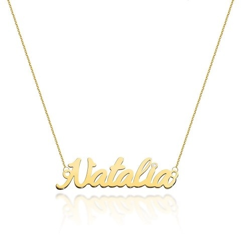 Colier Aur 14K cu Diamant Natural 0.01 ct