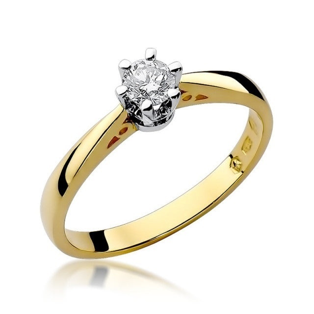 Inel Aur 14K cu Diamant Natural 0.30 ct