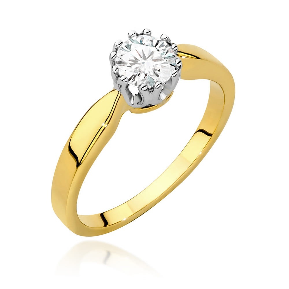 Inel Aur 14K cu Diamant Natural 0.50 ct