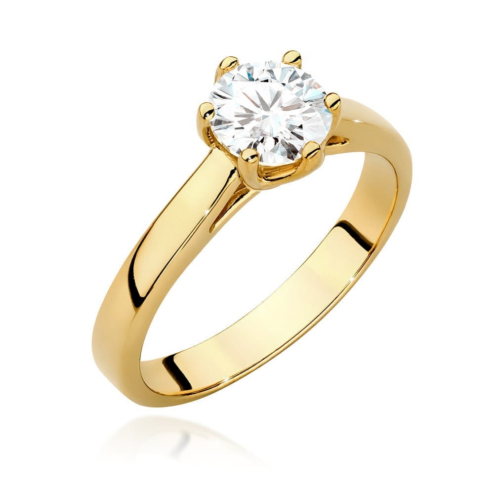 Inel Aur 9K cu Diamant de Laborator 0.70 ct