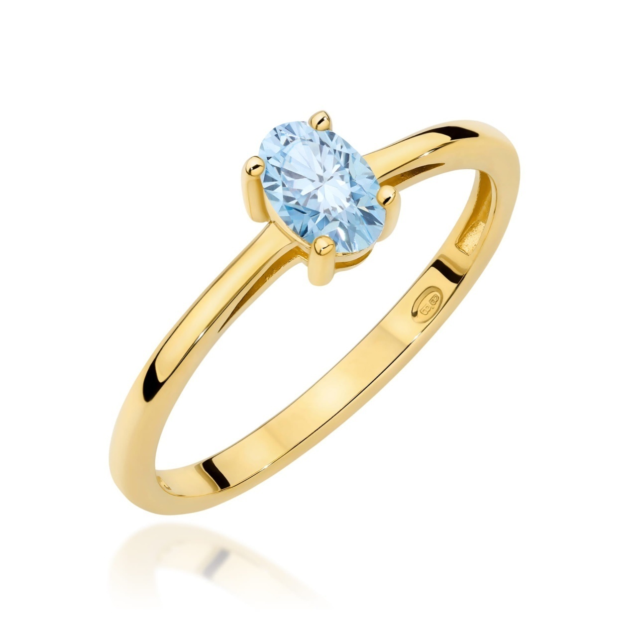 Inel Aur 9K cu Diamant Natural 0.30 ct
