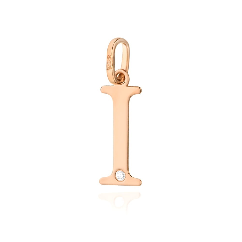 Pandantiv Aur 14K cu Diamante Naturale 0.01 ct