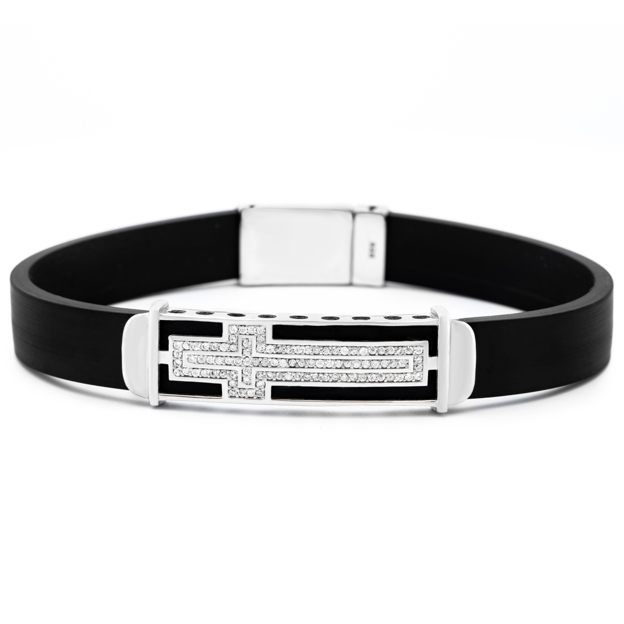 Bratara Black Faith din Argint 925