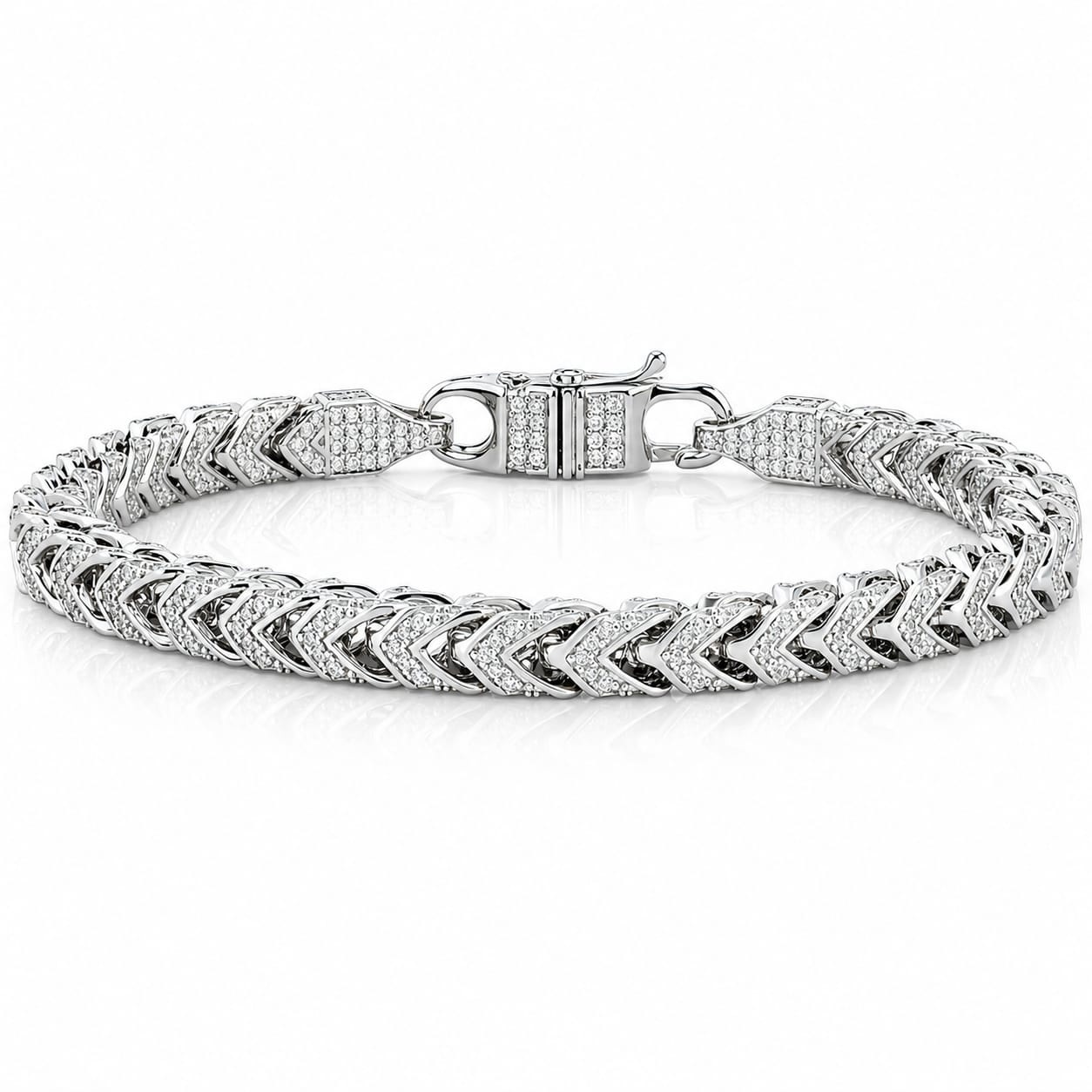 Bratara Dazzling Square din argint 925