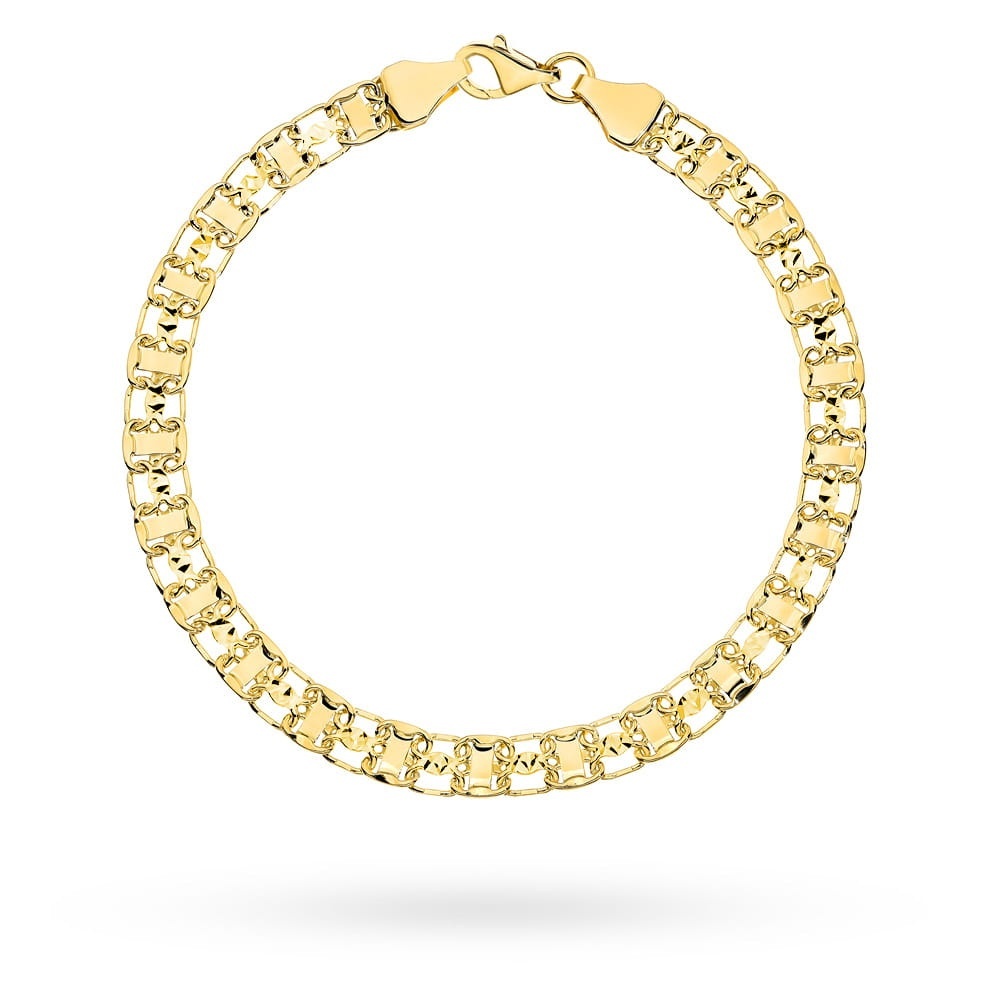 Brățară Elegantă Din Aur 14K Galben Colecția PIATTO