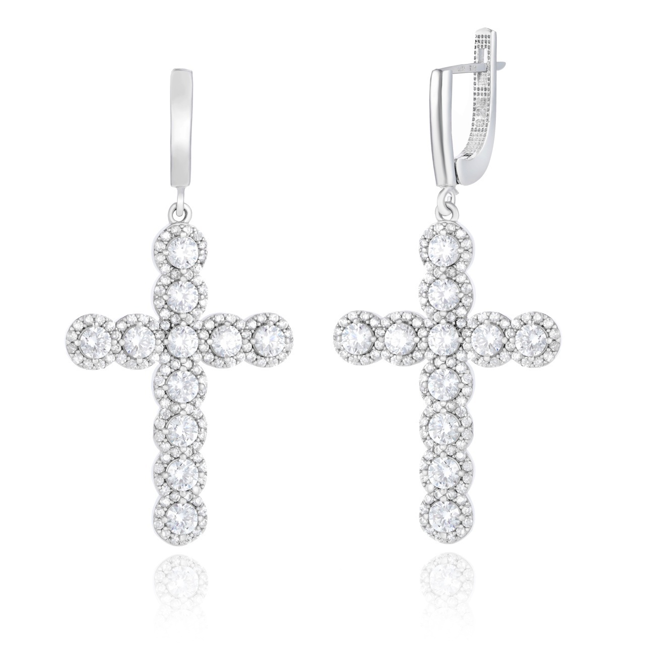 Cercei Angel Cross din argint 925