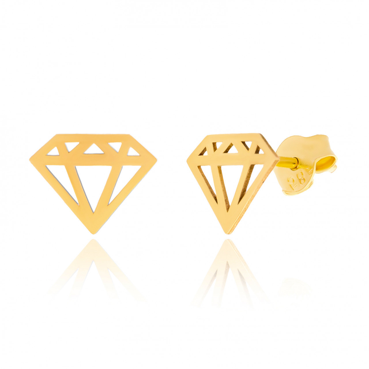 Cercei Diamond Shape din AUR 14K