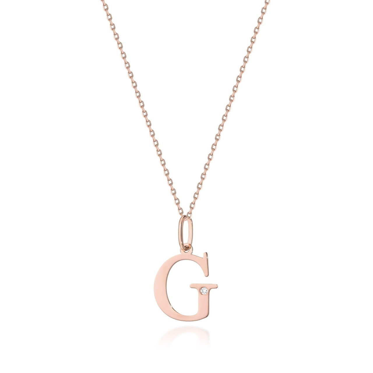 Colier Aur 14K cu Diamante Naturale 0.01 ct