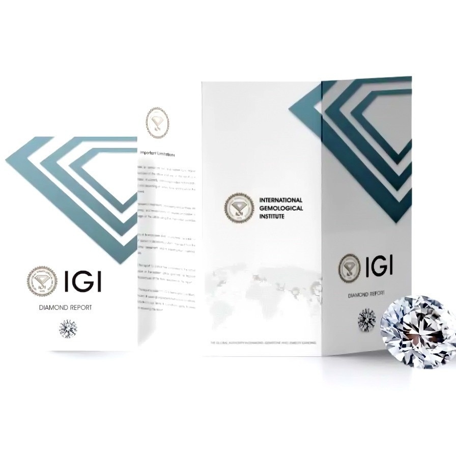 Colier Hearties din AUR 14K cu Diamante + Certificat IGI