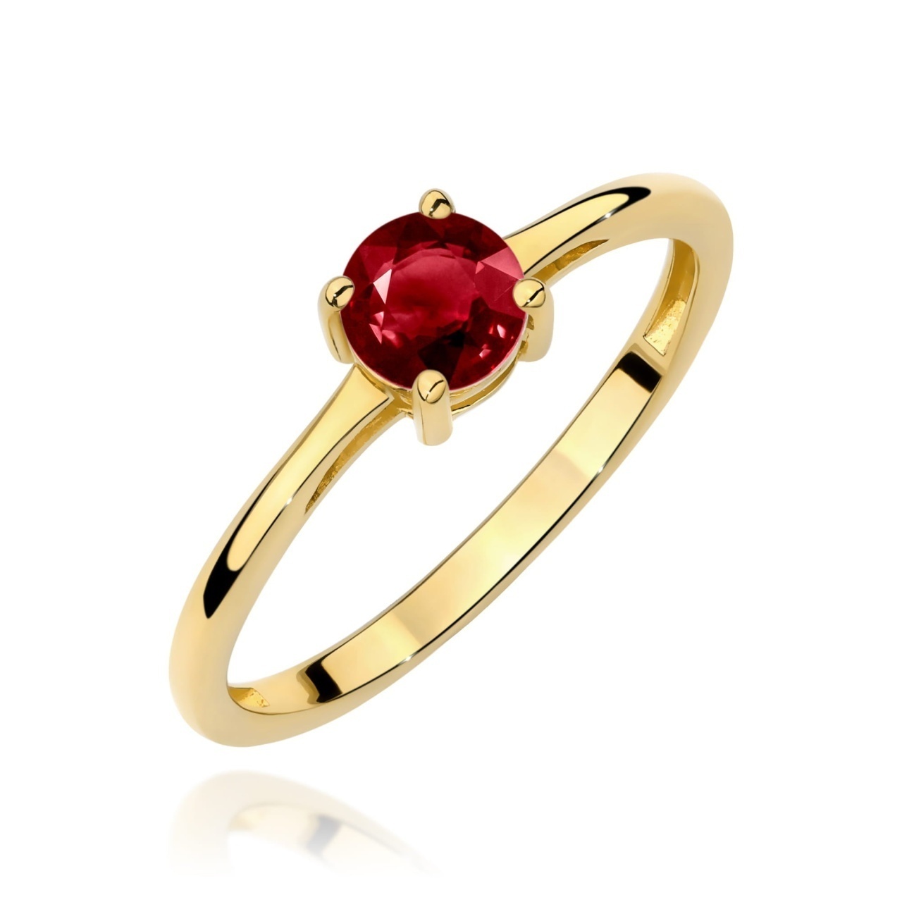 Inel Aur 14K cu Granat 0.60 ct