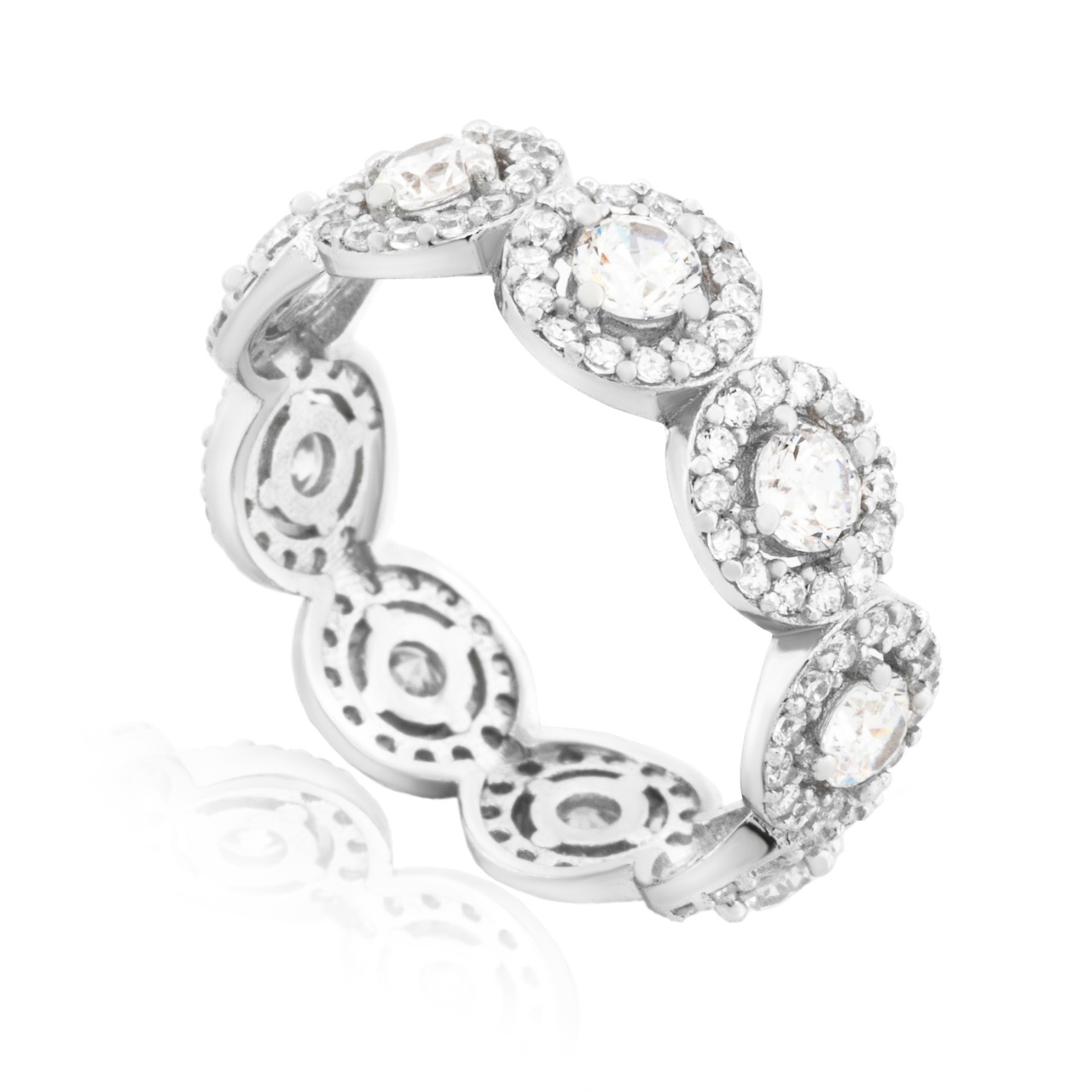 Inel din argint 925 cu cristale Angel Collection