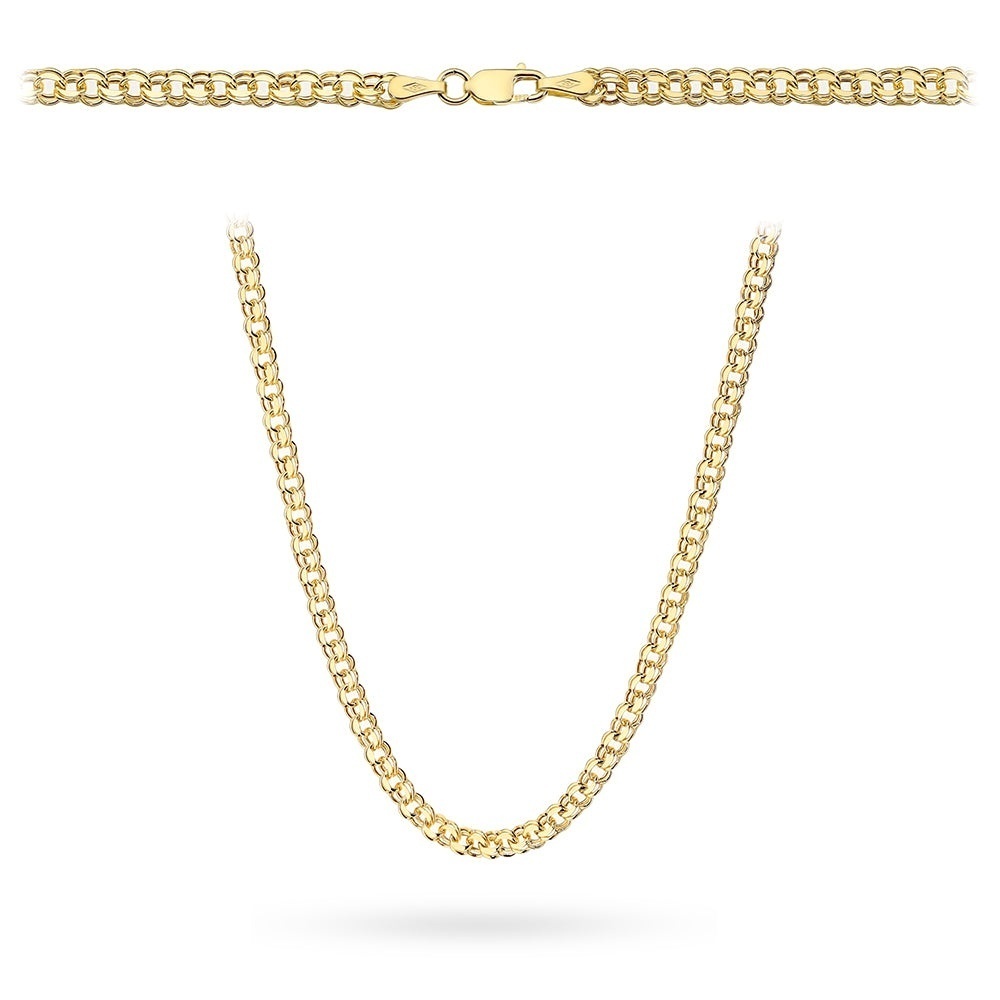 Lanț Aur 14K - Zale Garibaldi - 45 cm
