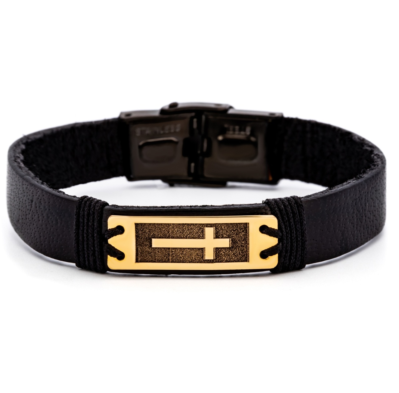 Brățara Faith din AUR 14K si Piele Naturală