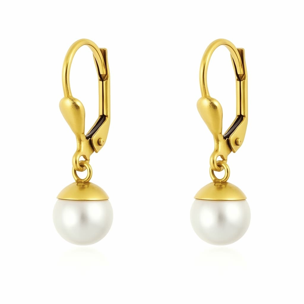 Cercei Forever Pearls din AUR 14K cu Perle de Cultura
