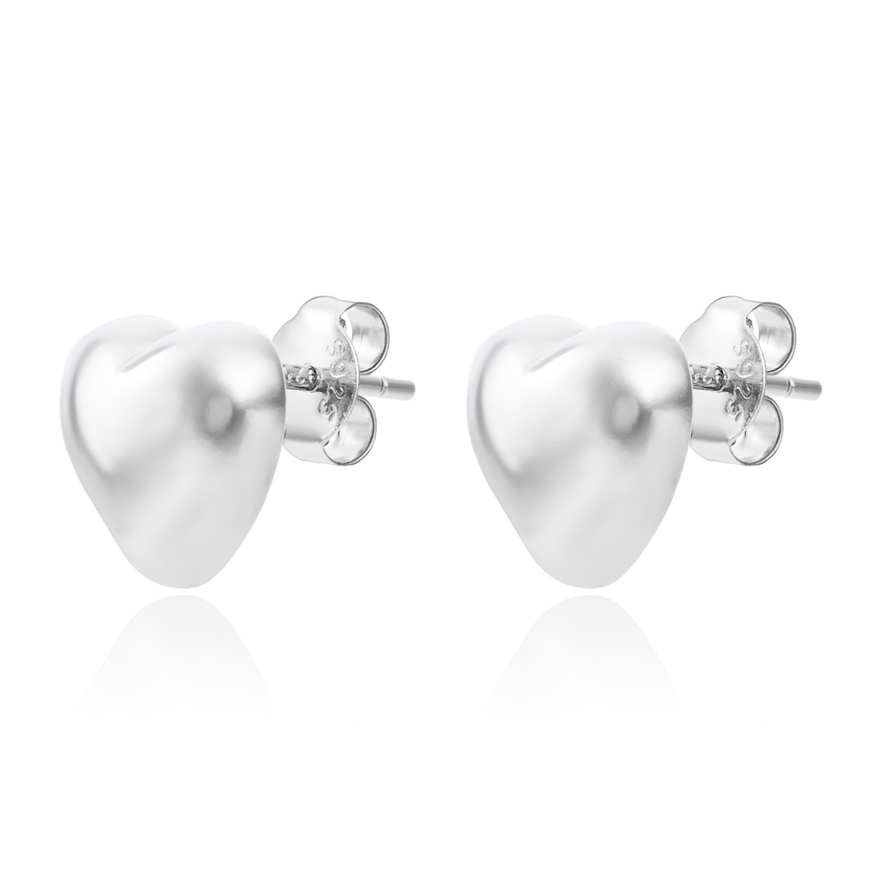 Cercei Shine Heart din argint 925 2.60g