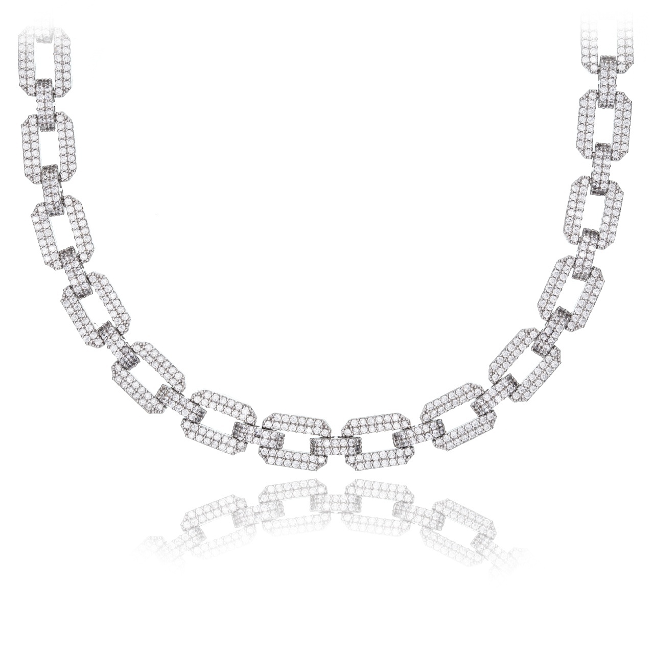 Colier Midnight Glow din argint 925 cu cristale