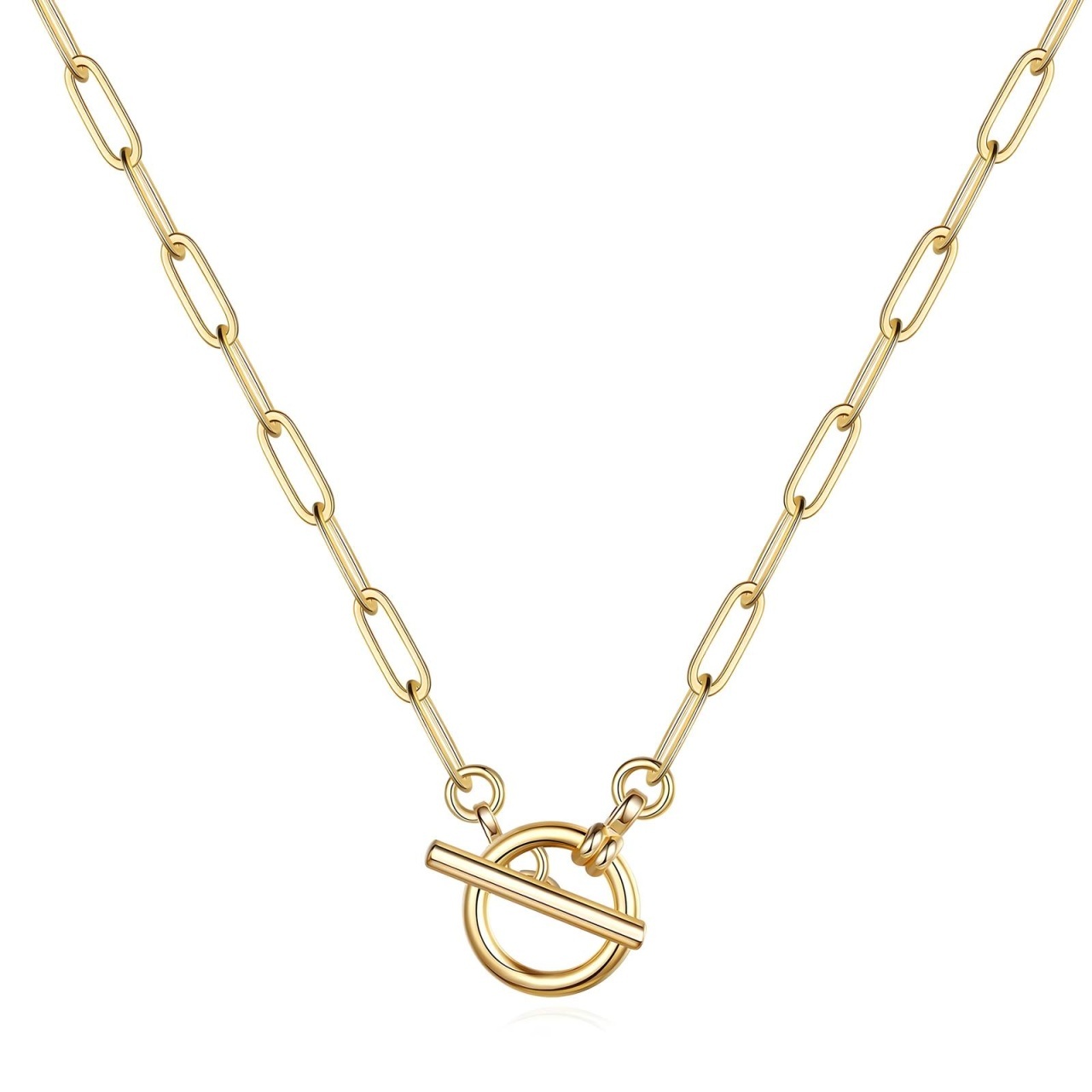 Colier Tess din Inox placat cu AUR 18K