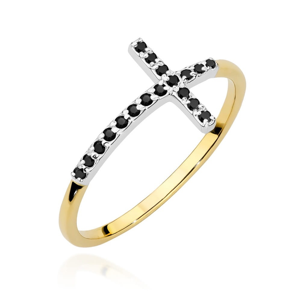 Inel Aur 14K cu Diamant Natural