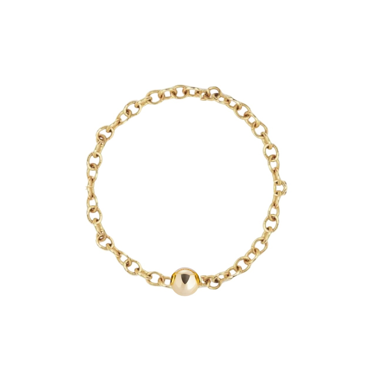 Inel Chain Ball din AUR 14K