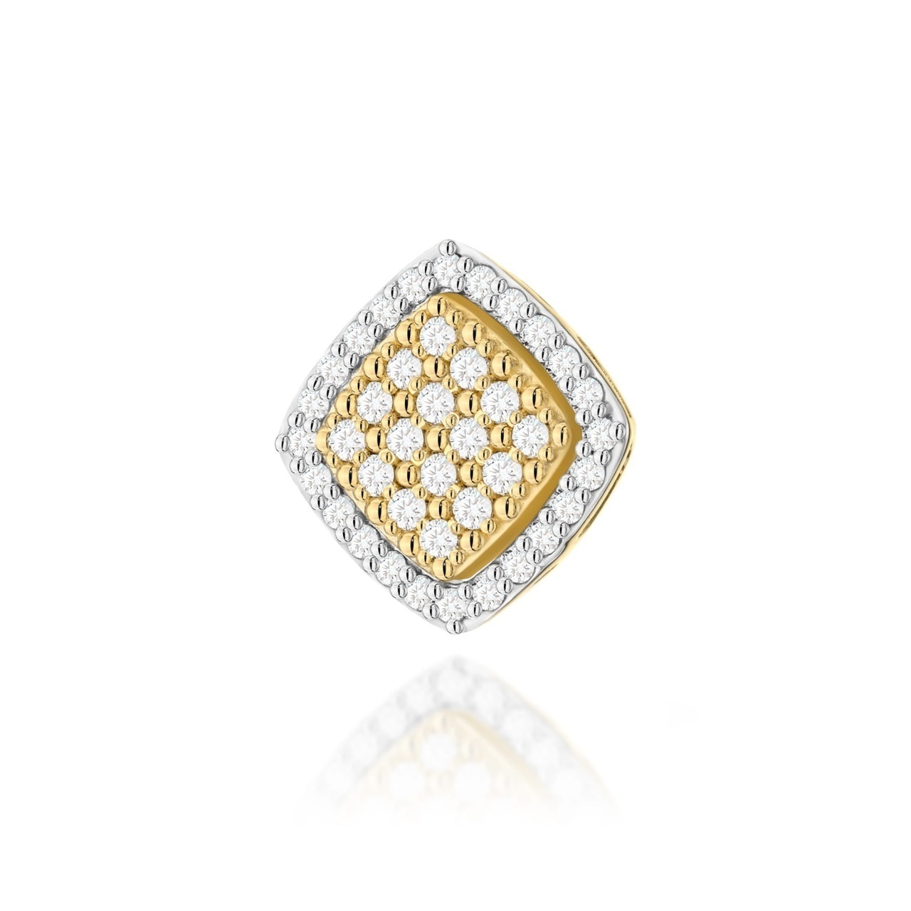 Pandantiv Aur 14K cu Diamante Naturale 0.28 ct
