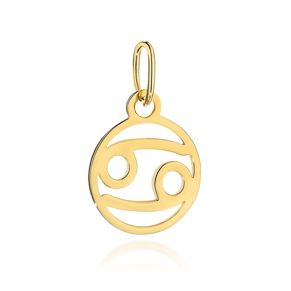 Pandantiv Aur 14K Zodia Rac - Eleganță Zodiacală