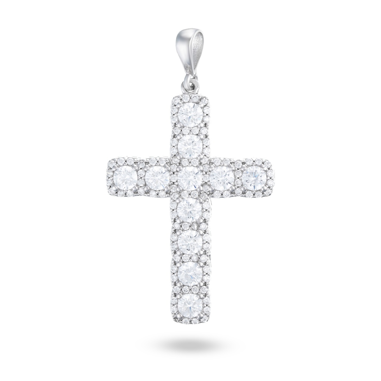 Pandantiv Cruciulita Angel Cubic din argint 925
