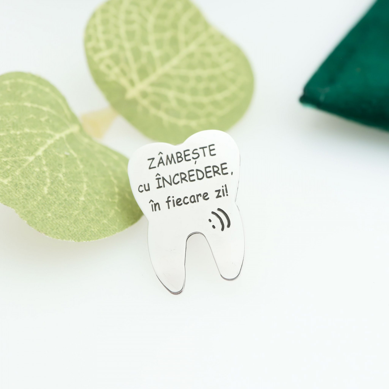 Pin Personalizat din Argint 925 - Dentist / Stomatolog