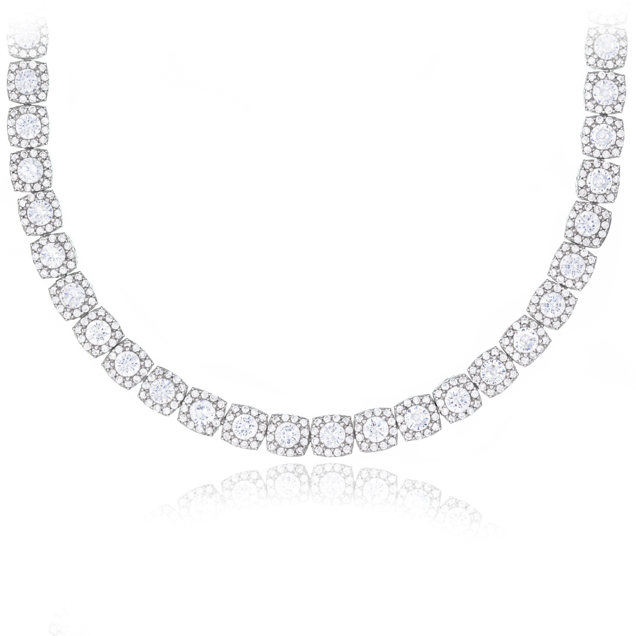 Colier Angel Cubic Collection din argint 925 cu cristale