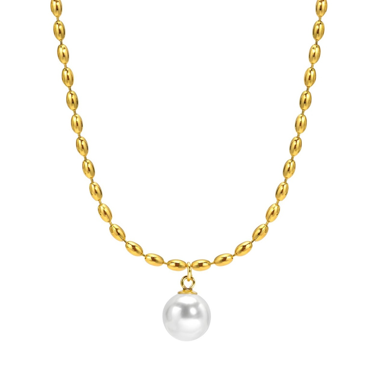 Colier Brittany II din Inox placat cu AUR 18K