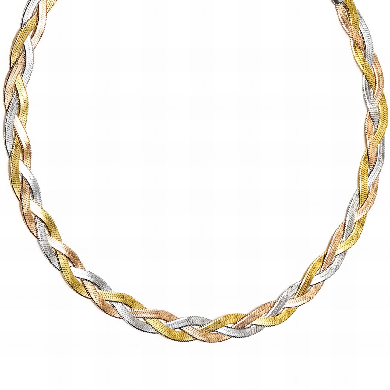 Colier Color Mix din Inox placat cu AUR 18K