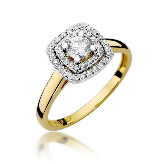 Inel Aur 14K cu Diamante Naturale 0.50 ct