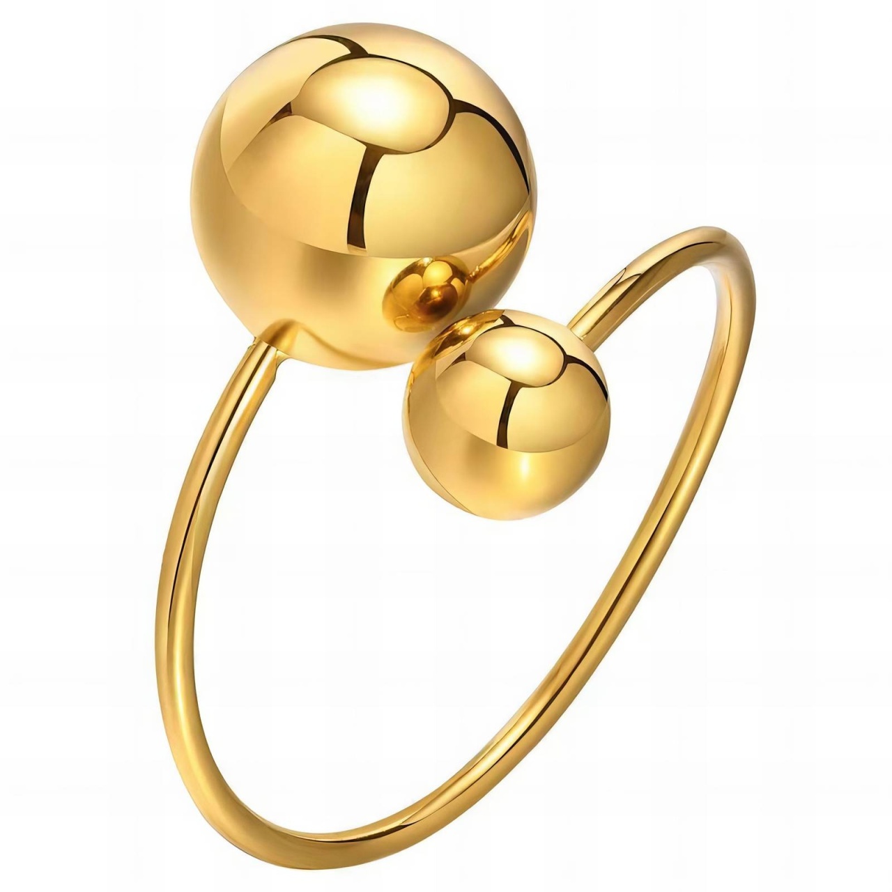 Inel Reglabil din Inox placat cu AUR 18K - British