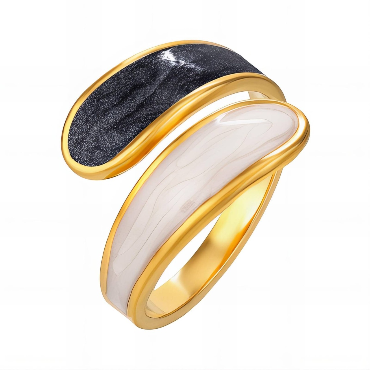 Inel Reglabil Diva din Inox placata cu AUR 18K