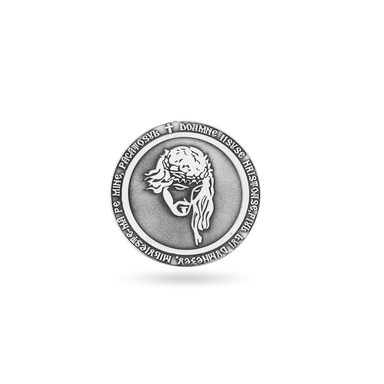 Moneda 3cm din Argint 925 cu Tema religioasa
