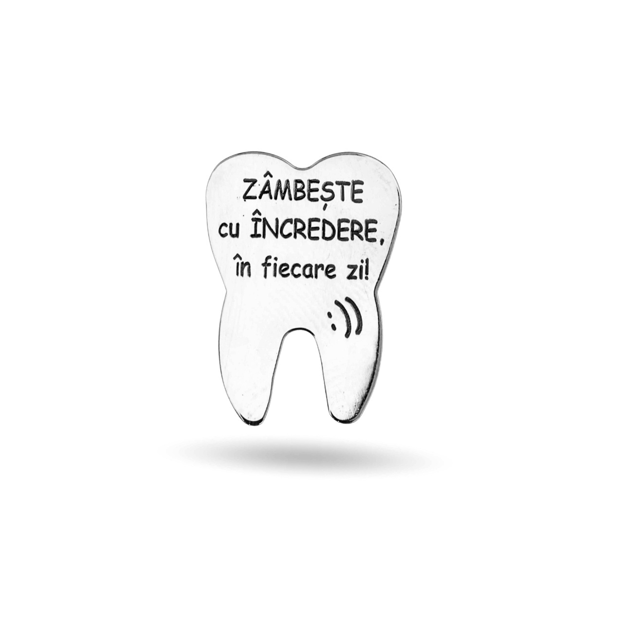 Pin Personalizat din Argint 925 - Dentist / Stomatolog