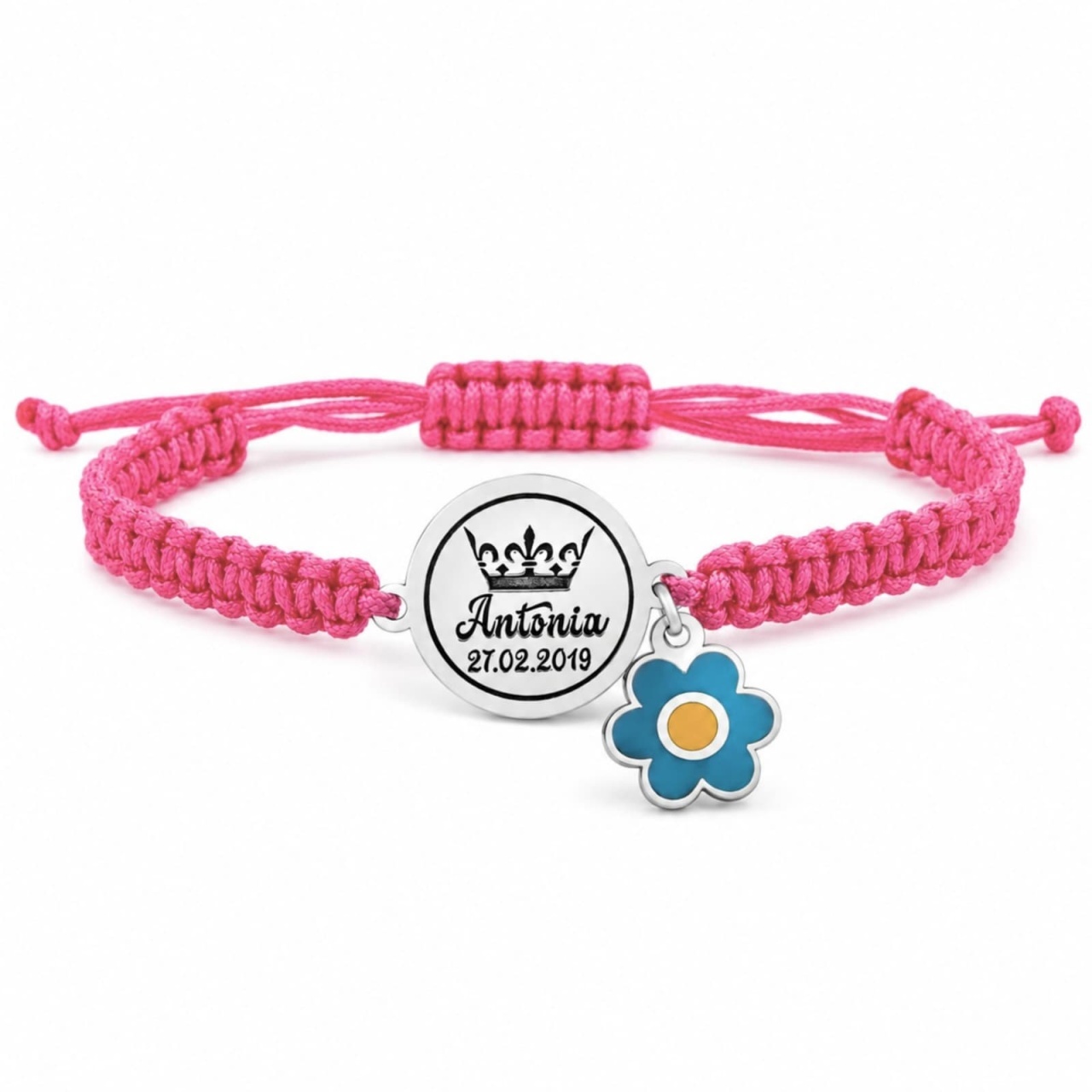 Brățară Flower Girl cu bănuț din Argint 925