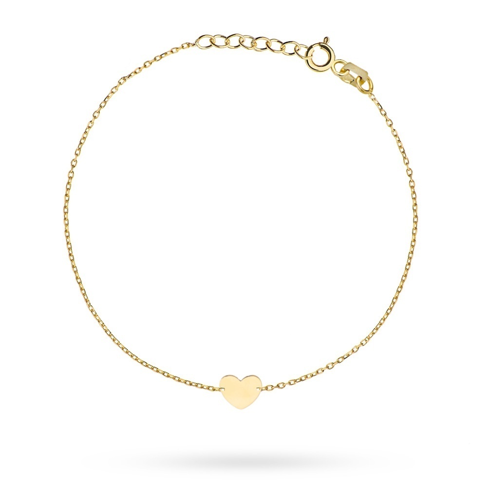 Bratara Lant cu Inima- Aur 14k