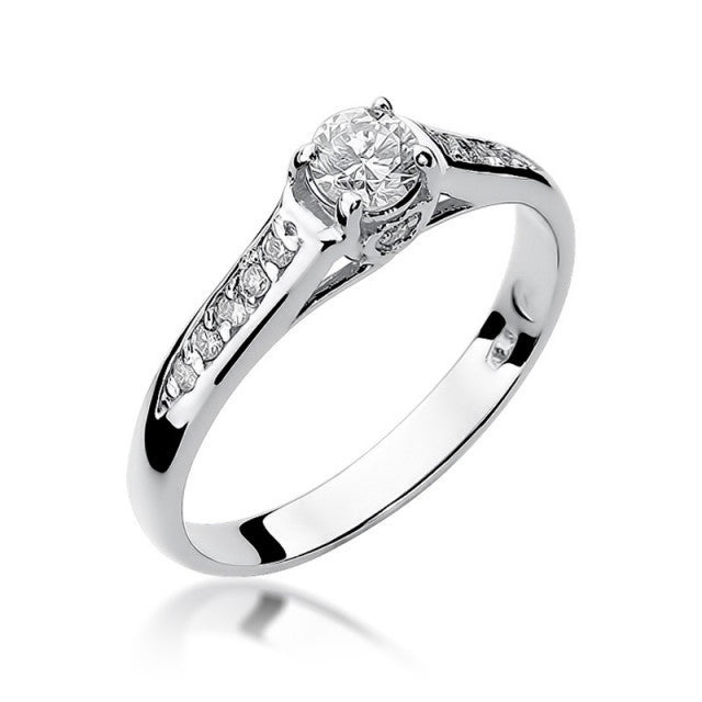 Inel Aur 14K cu Diamante Naturale 0.33 ct
