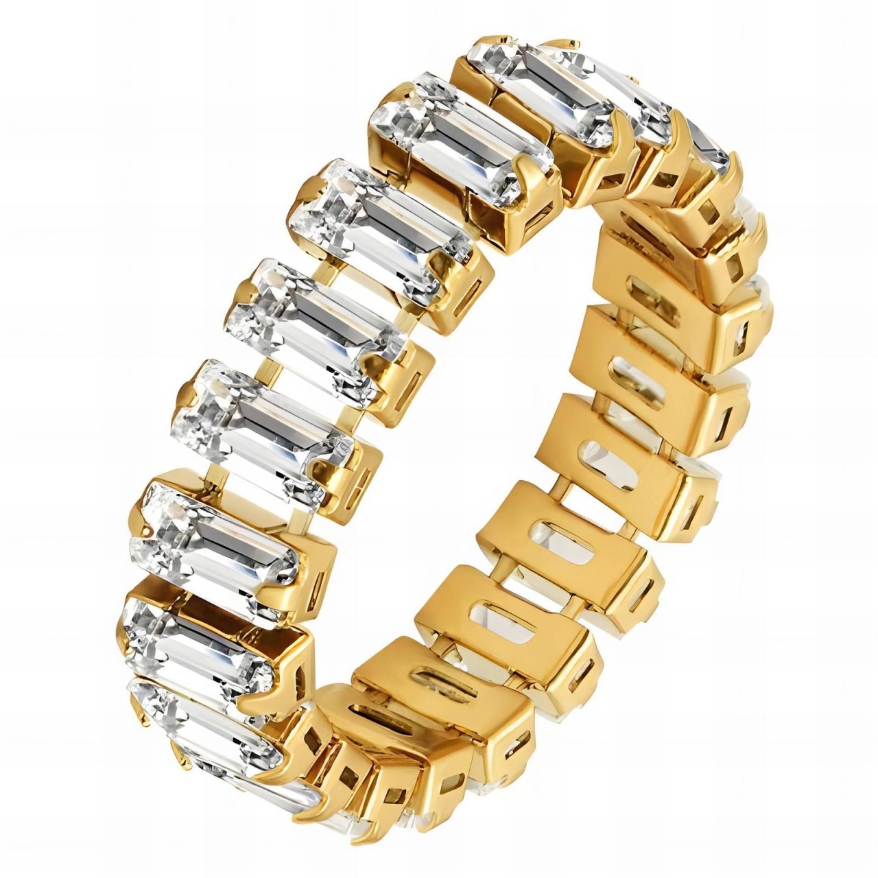 Inel Flexibil Supremacy din Inox placat cu AUR 18K M6/52