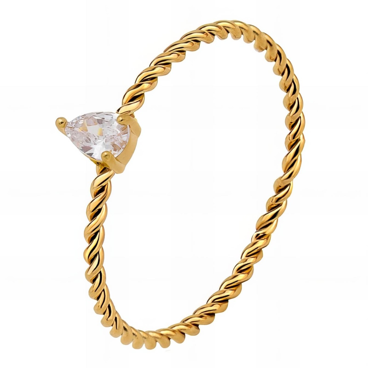 Inel Parisse din Inox placat cu AUR 18K M8/57