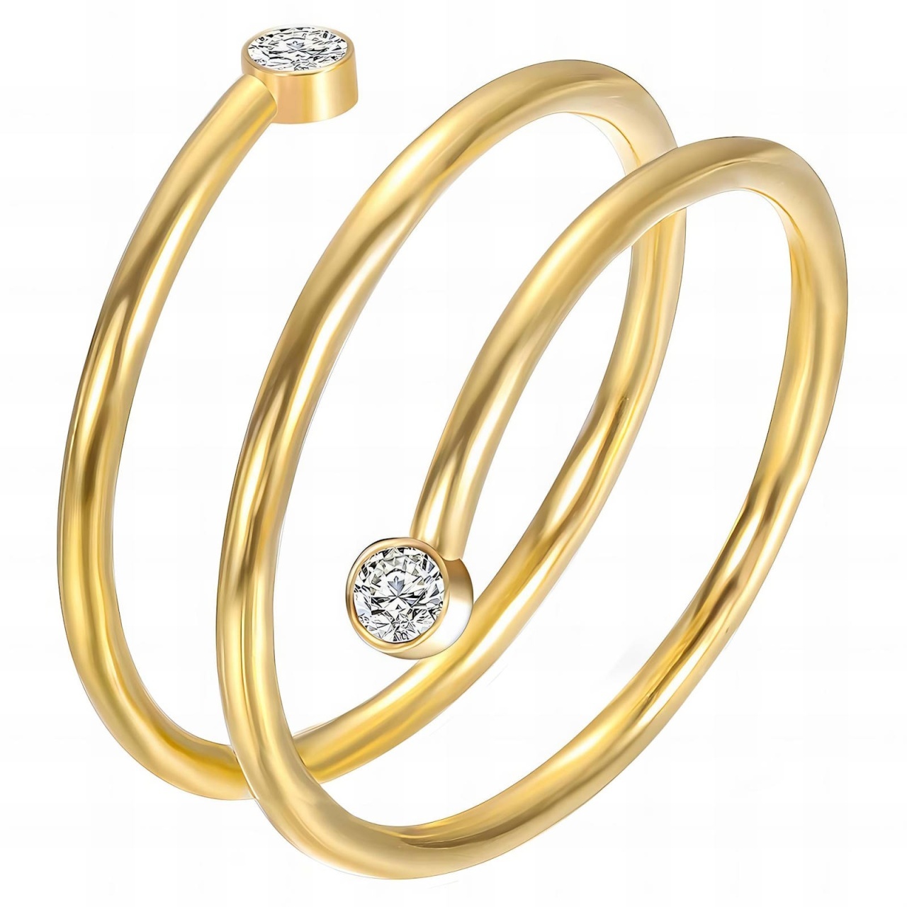 Inel Reglabil Intessa din Inox placat cu AUR 18K M6/52