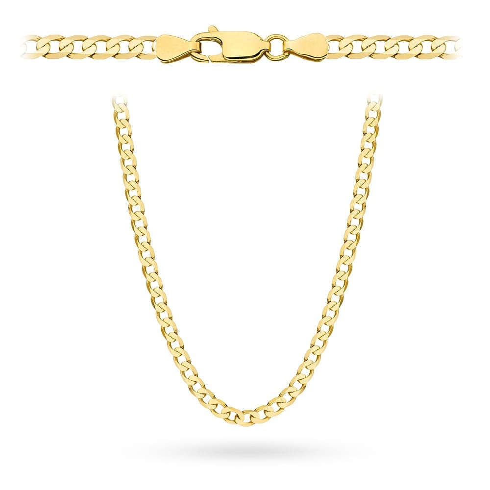 Lant Aur 14k cu Zale Impletite, 60 cm