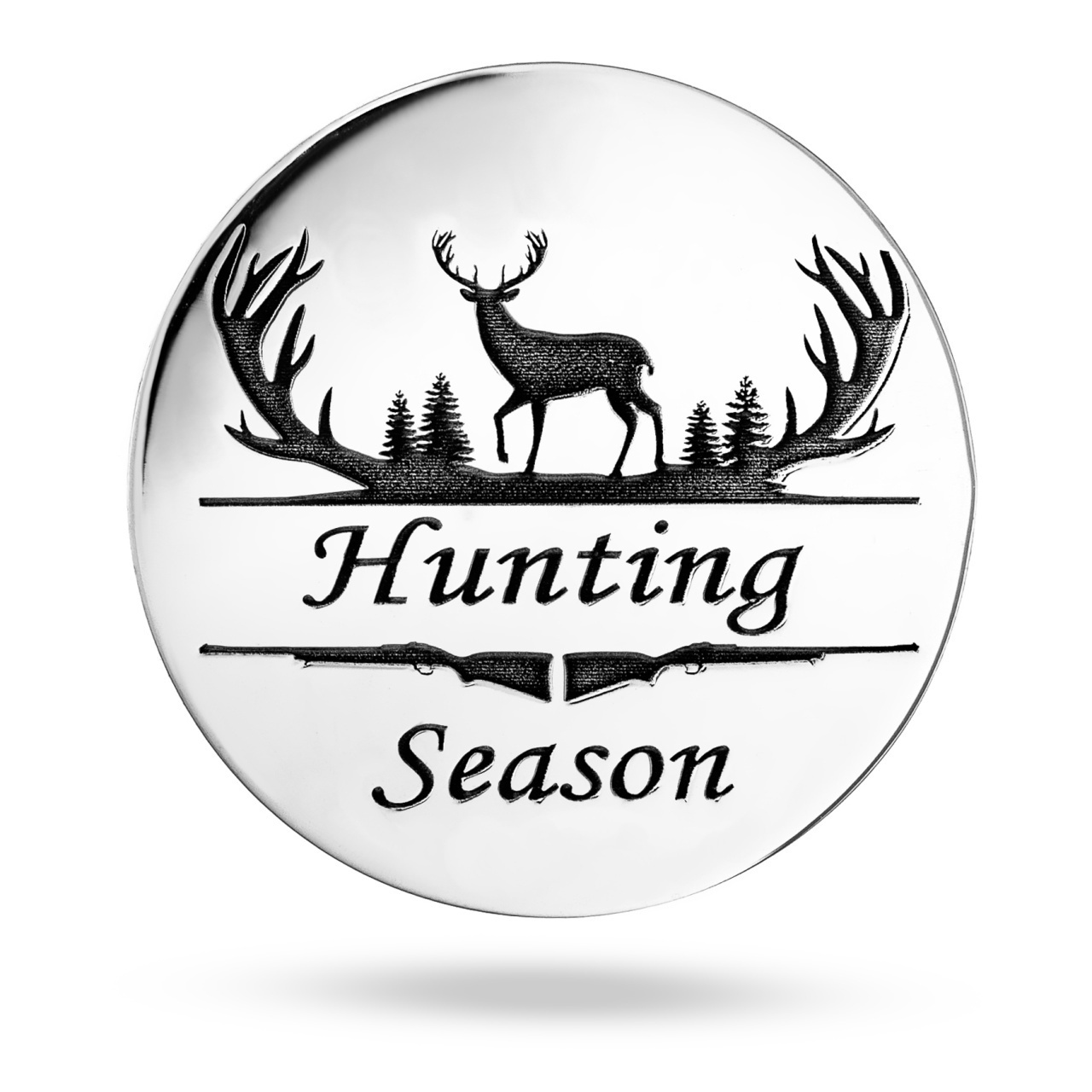 Moneda Hunting Season din Argint 2.5cm