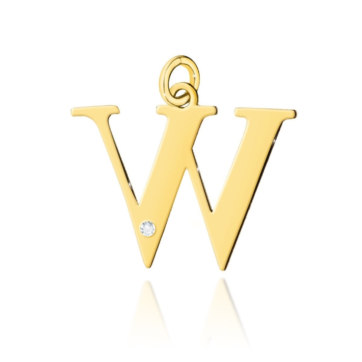 Pandantiv Aur 14K cu Diamante Naturale 0.01 ct