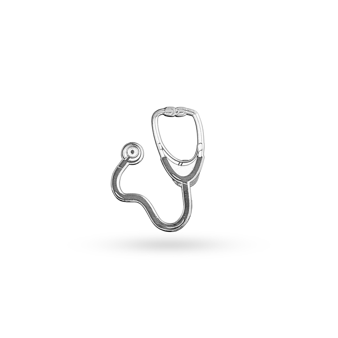 Pin Personalizat din Argint 925 - Stetoscop