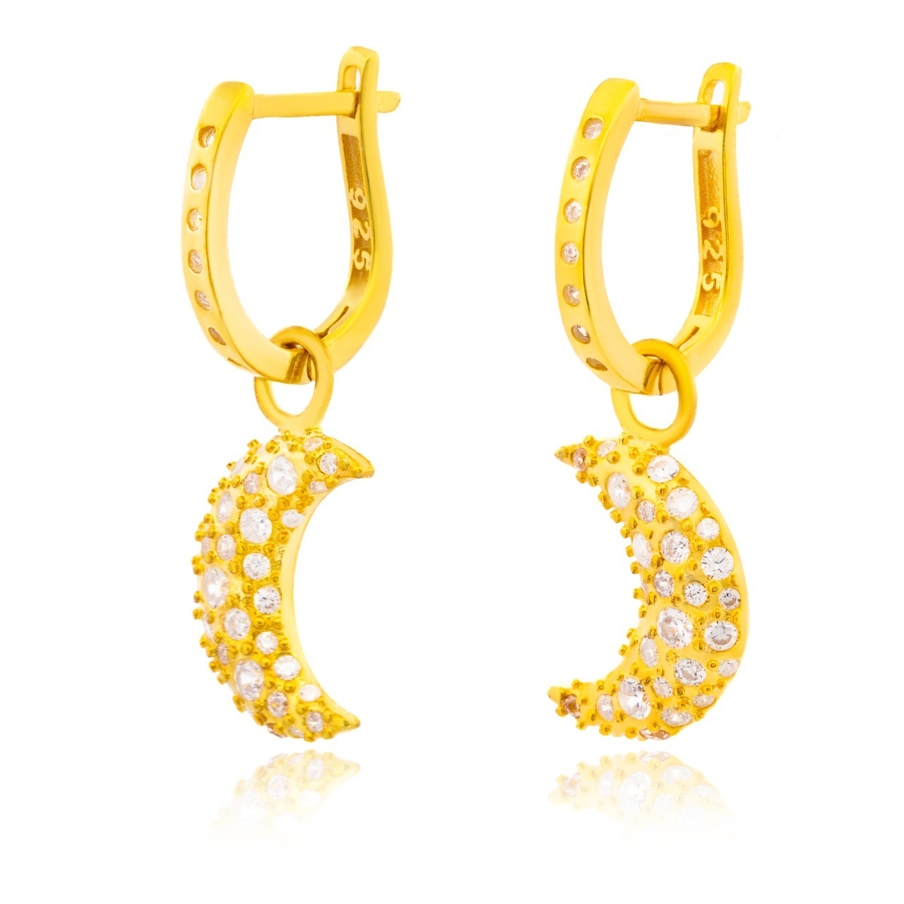 Cercei Gold Heaven din argint 925