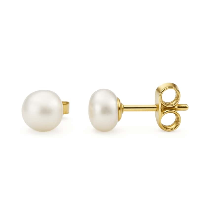 Cercei Medium Pearls din AUR 14K cu Perle de Cultura