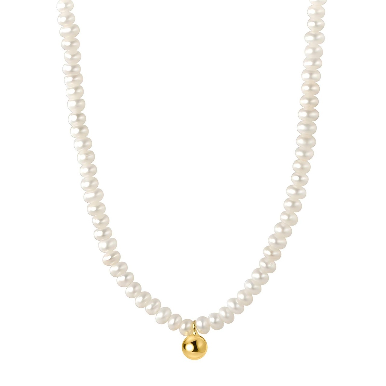 Colier Pearlify din Inox placat cu AUR 18K