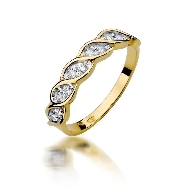 Inel Aur 14K cu Diamante Naturale 0.20 ct